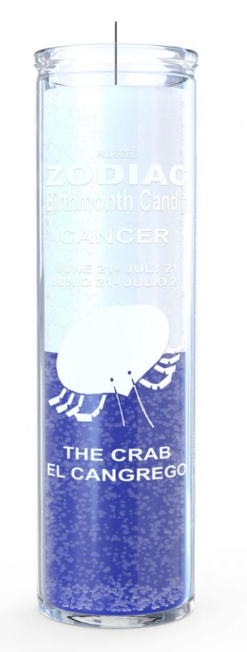Cancer Zodiac 7 Day Candle