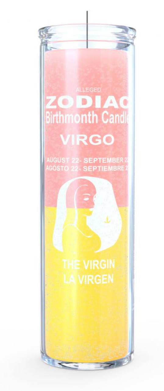 Virgo Zodiac 7 Day Candle
